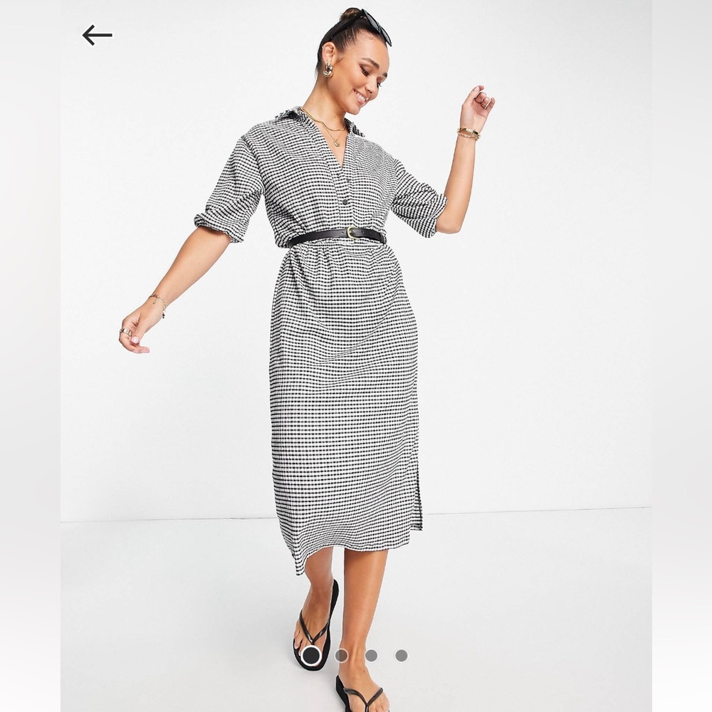 ASOS short sleeve shirt dress